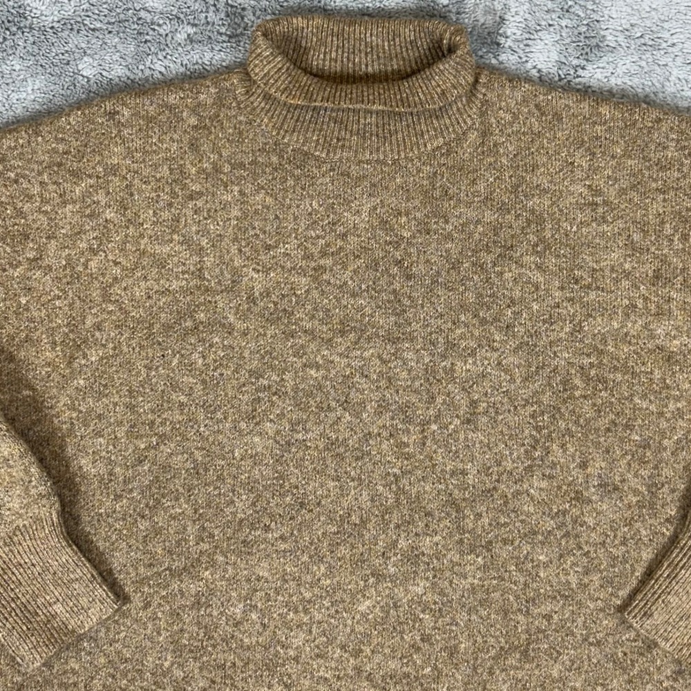 Philosophy Republic Clothing Womens Brown Marled Turtleneck Sweater XS RN 93178